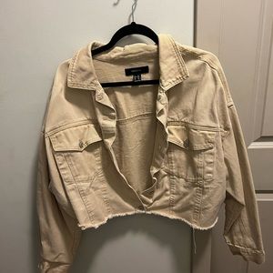 Cropped Tan Jacket